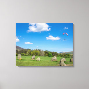 Castlerigg Stone Circle view canvas print