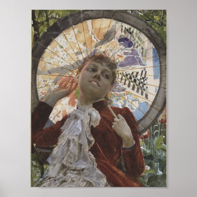 Castles in The Air by Anders Zorn Poster (Front)
