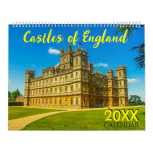 Castles of England Scenic 2026 Wall Calendar