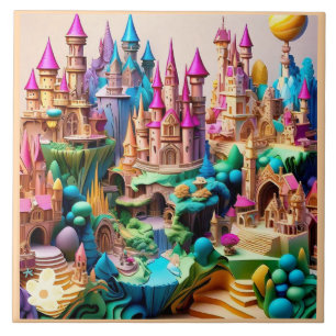 "Castles of Whimsy Found" Tile