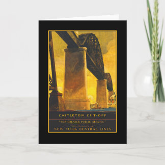 Castleton Cutoff Bridge Travel Poster on Cards