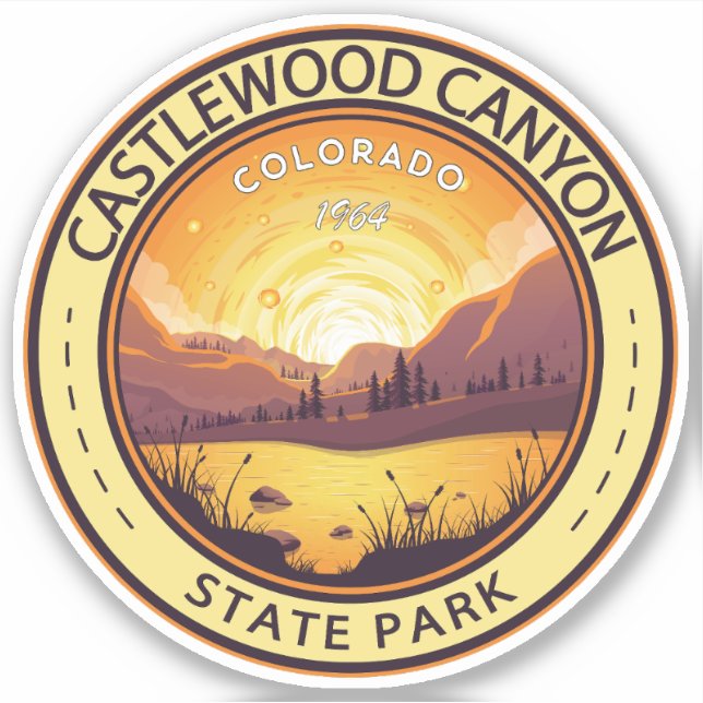 Castlewood Canyon State Park Colorado Badge (Front)