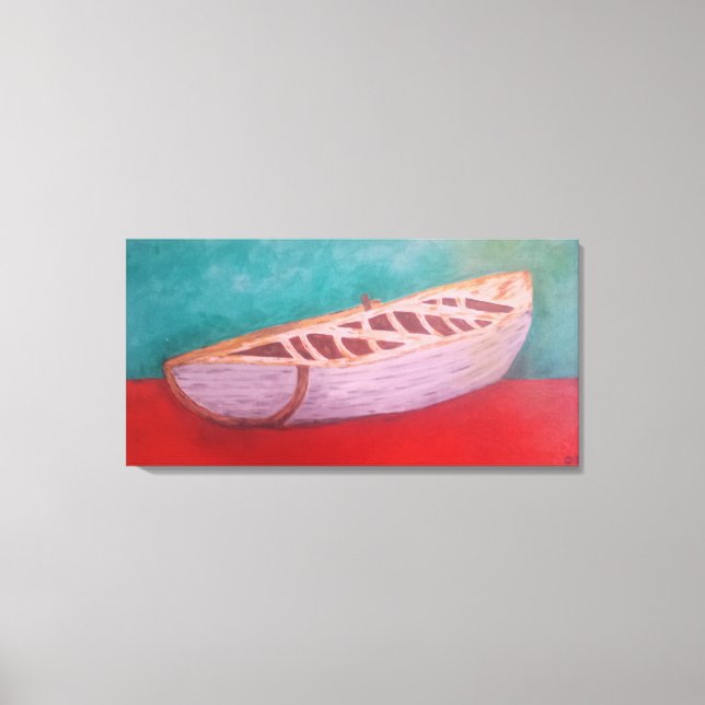 Castoff Rowboat Canvas Print (Front)