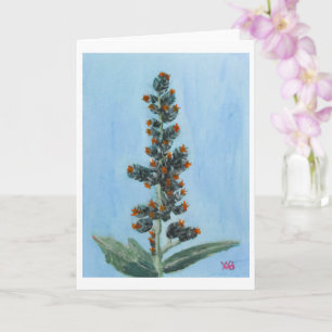 Castor Bean Plant Card