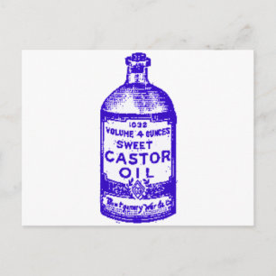 Castor Oil! Yum! Postcard