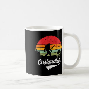 Castquatch Funny B Fisherman Fishing Meme Coffee Mug
