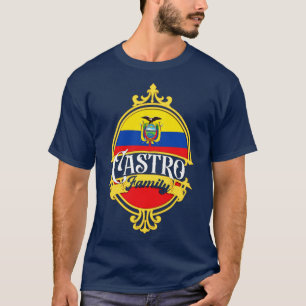Castro Family Ecuador flag T-Shirt