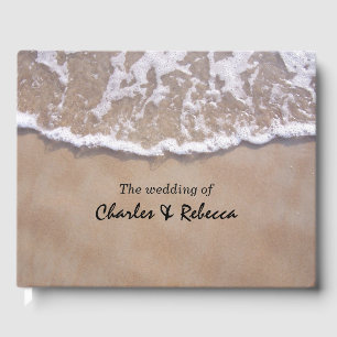 Casual Beach Theme Wedding Guest Book