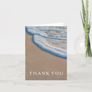 Casual Beach Wedding Thank You