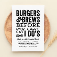 Casual black and white wedding rehearsal dinner