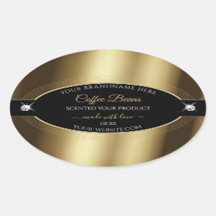 Casual Black Coffee Brown Brilliants Product Label