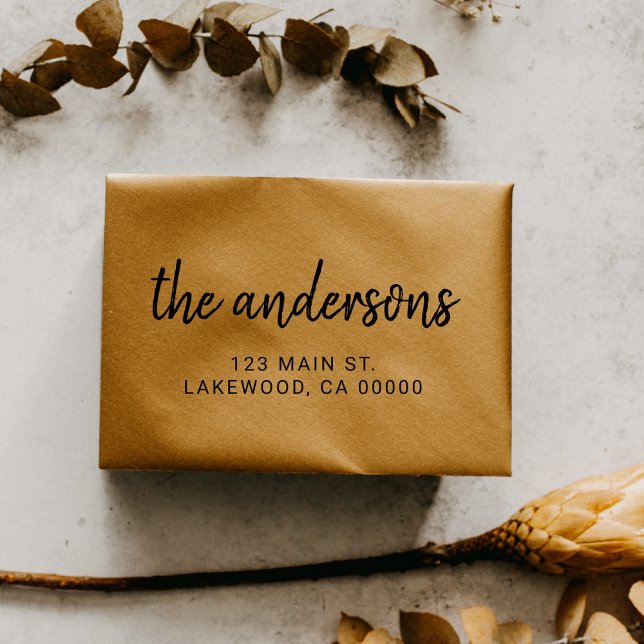 Casual Brush Handwritten Script Self-inking Stamp (Creator Uploaded)