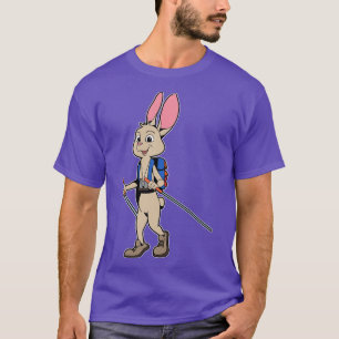 Casual Bunny Hikes Hiking T-Shirt