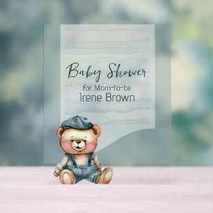 Casual Charming Baby Shower Theme Acrylic Sign