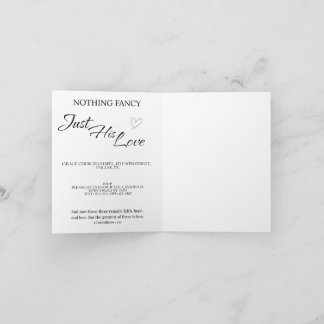 Casual Christian Wedding Invitation | Faith