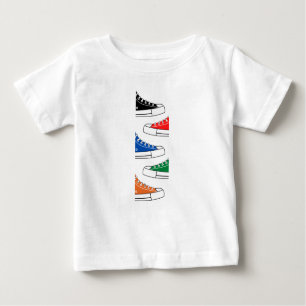 Casual Colourful Sneakers Baby T-Shirt
