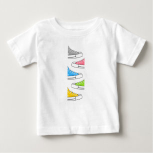 Casual Colourful Sneakers Baby T-Shirt