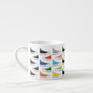 Casual Colourful Sneakers Espresso Cup