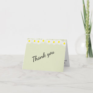 Casual Daisy Thank you card