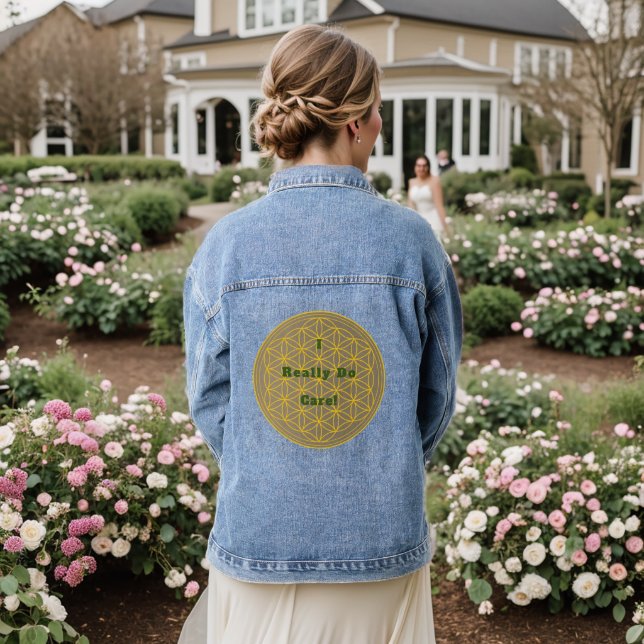 Casual Fun - Circle of Life  Denim Jacket (Wedding Back)