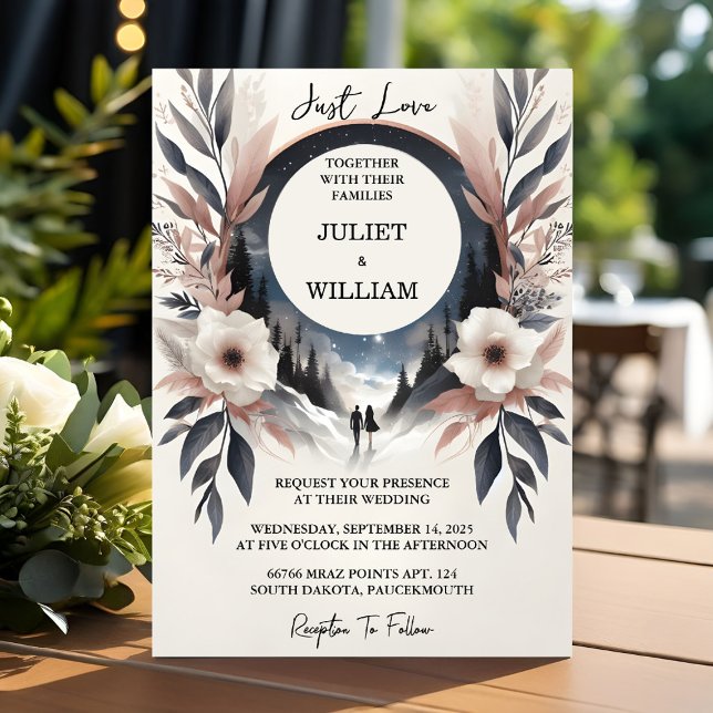 Casual Heart Nothing Fancy Just Love Wedding Invitation (Creator Uploaded)