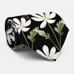 Casual Office WIldflowers Boho Neck Tie