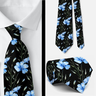 Casual Office WIldflowers Boho Neck Tie