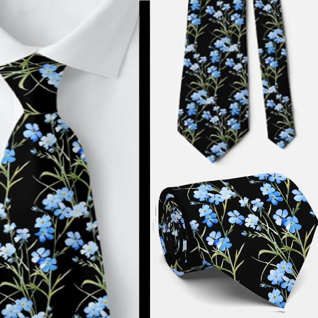 Casual Office WIldflowers Boho Neck Tie (Creator Uploaded)