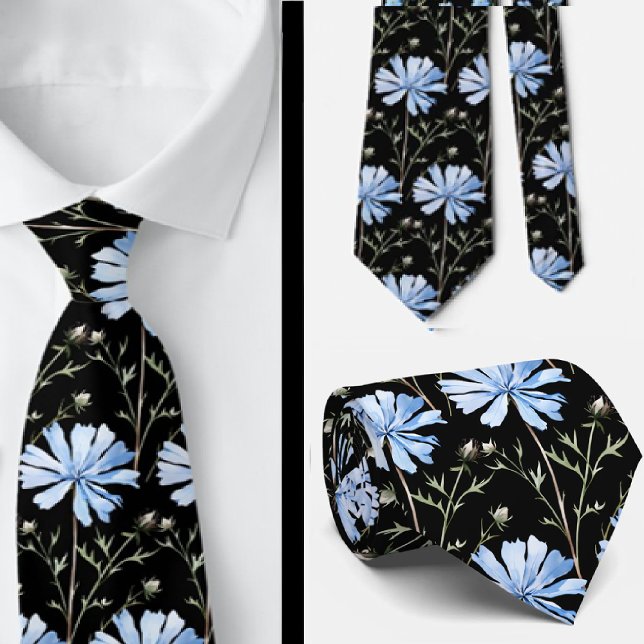 Casual Office WIldflowers Boho Neck Tie (Creator Uploaded)