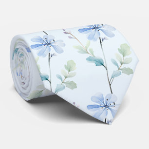 Casual Office Wildflowers Boho Neck Tie