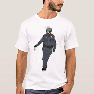 Casual Pepper Spray Cop in Colour T-Shirt