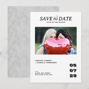 Casual Photo Wedding Save The Date