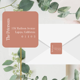 Casual Square Return Address Label