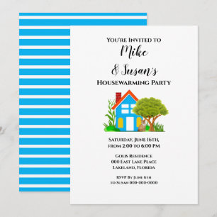 Casual Style Housewarming Party Invitation