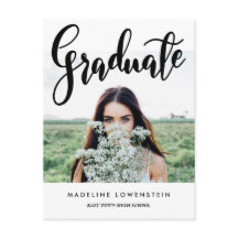 Casual Typography Graduate Photo