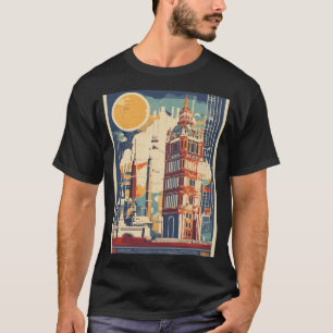 Casual unisex black printed Tshirt 