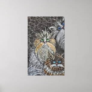 Cat3 - Photobomb  Canvas Print
