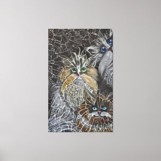 Cat3 - Photobomb Canvas Print