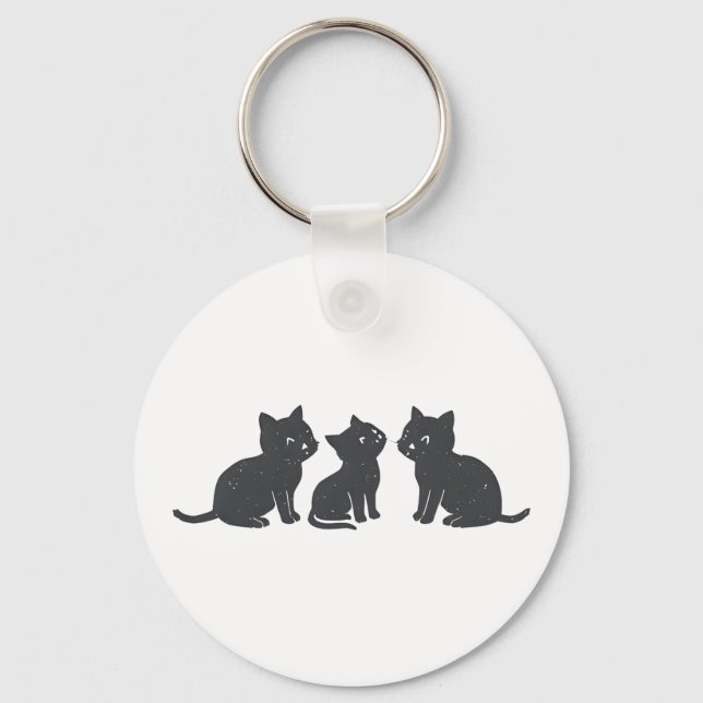 Cat (1) key ring (Front)