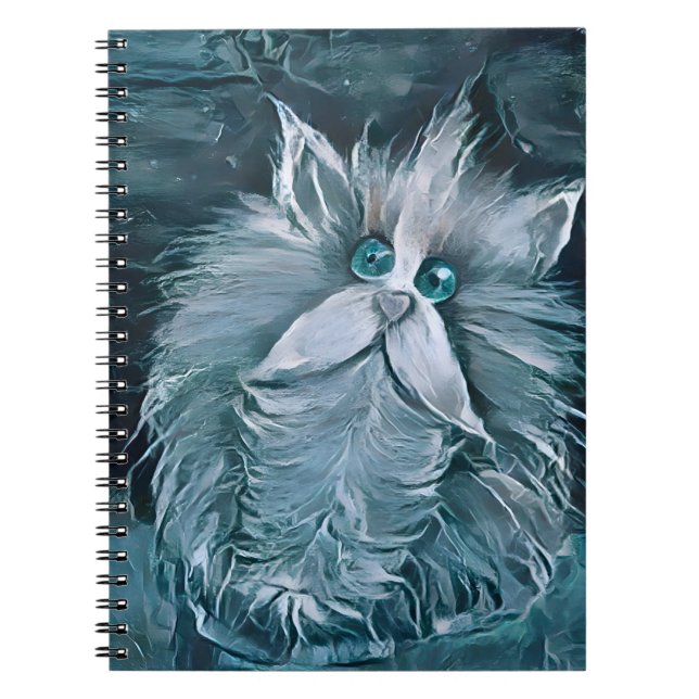 Cat 1 - Staring at you     Notebook (Front)