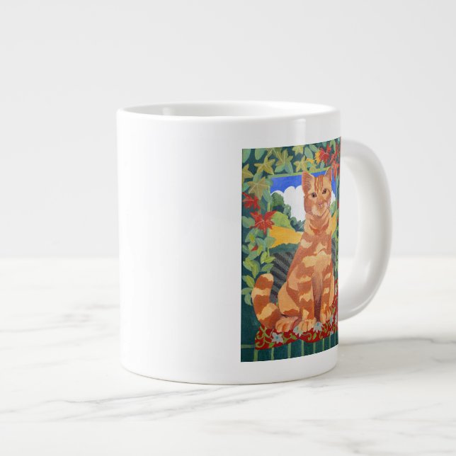 Cat 2014 large coffee mug (Front Right)