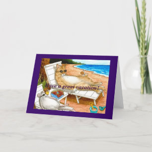 Cat 374 Note Card