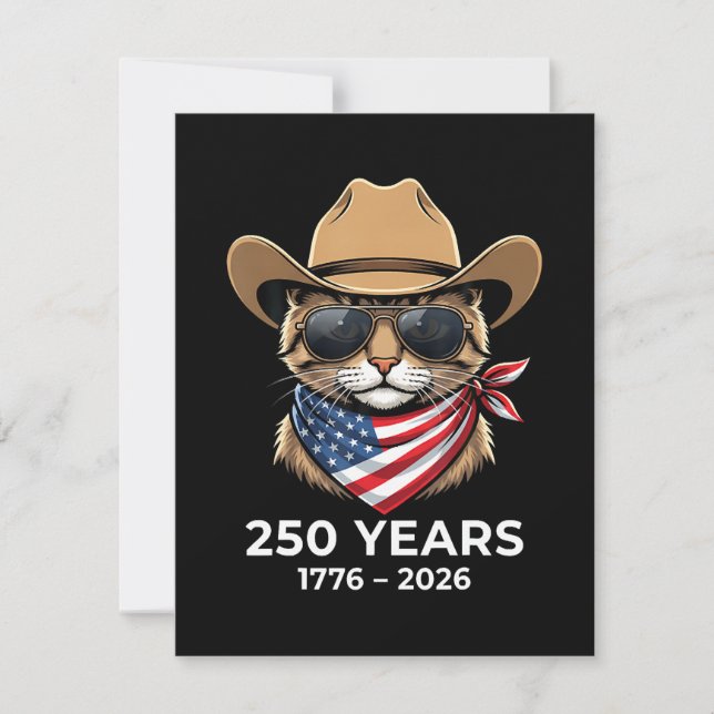 Cat 4Th Of July Announcement (Front)