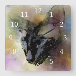 Cat 620 square wall clock