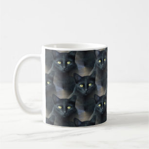 cat 621 Black cat Coffee Mug