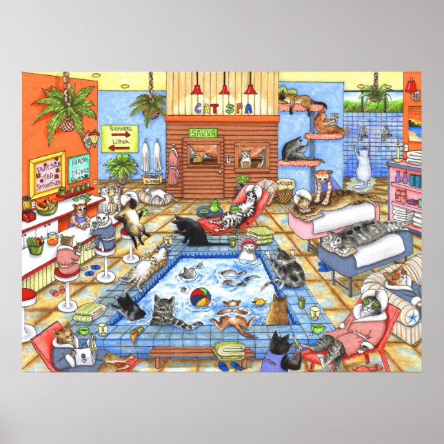 Cat 635 Cat Spa Poster (Front)