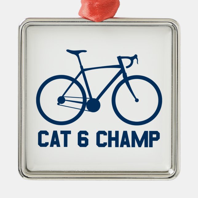 CAT 6 Champ Metal Tree Decoration (Front)