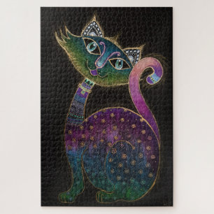 Cat 7 - Lucky no 7 Jigsaw Puzzle