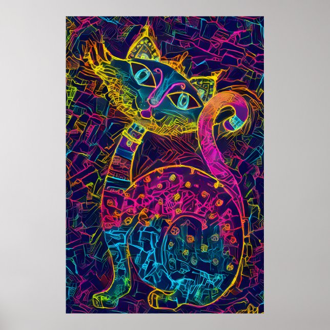 Cat 7 - Lucky no 7 Poster (Front)