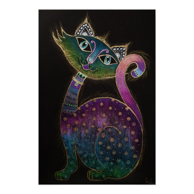 Cat 7 - Lucky no 7 Poster (Front)